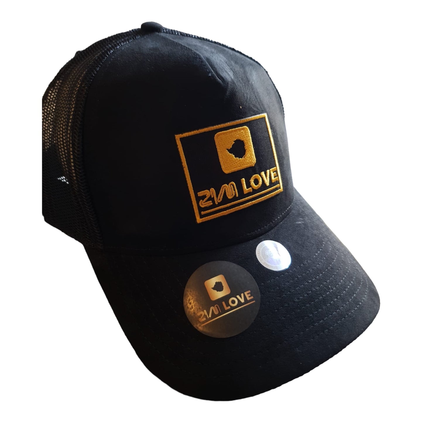 ZimLove Suede 5 panel Trucker Cap