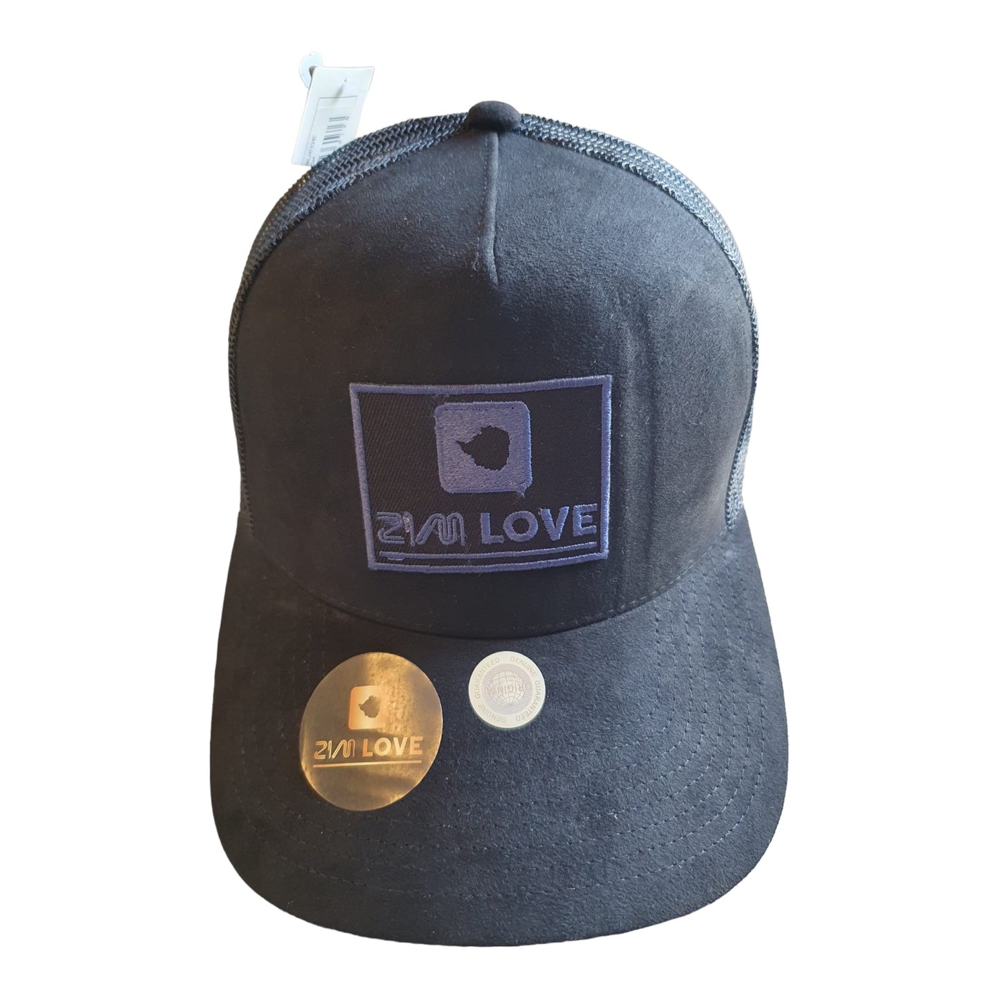 ZimLove Suede 5 Panel Trucker Cap